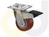 STAINLESS STEEL CASTERS - THERMO-URETHANE WHEELS
