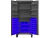 HEAVY DUTY STORAGE CABINETS WITH HOOK-ON BINS