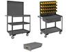 SHELF CARTS/WORKSTATIONS WITH PANELS