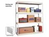 HALLOWELL RIVETWELL™ SHELVING WITH DOUBLE RIVET BEAM