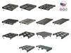 STOCKED PLASTIC PALLETS