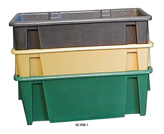 HEAVY-DUTY MOLDED PLASTIC CONTAINERS