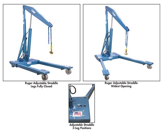 RUGER ADJUSTABLE LEG STRADDLE CRANE
