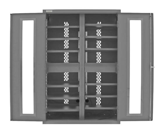 SECURE TOOL CHARGING CABINET: MOBILE OR STATIONARY