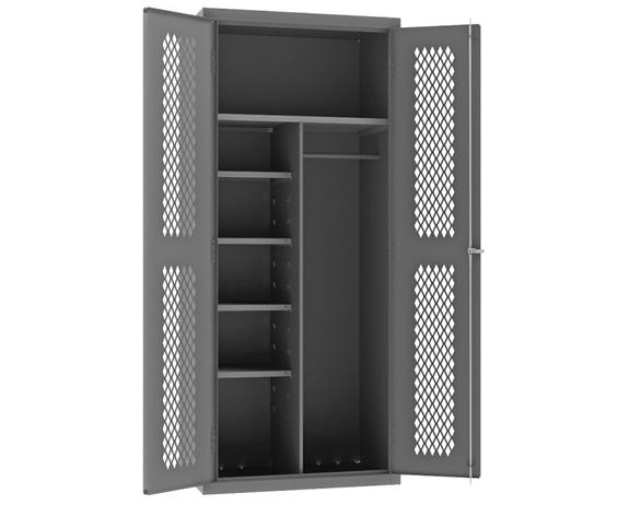 JANITORIAL CABINETS WITH WARDROBE/BROOM STORAGE