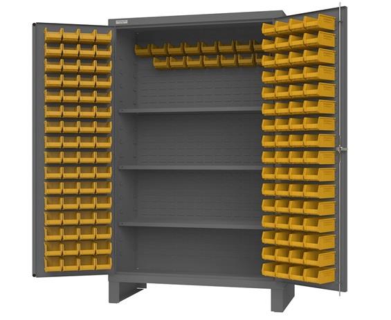 HEAVY DUTY CABINETS WITH HOOK-ON-BINS&#174; &amp; SHELVES