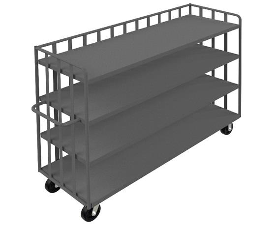 OPEN PORTABLE SHELF CART
