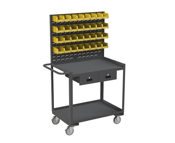 SHELF CARTS/WORKSTATIONS WITH PANELS