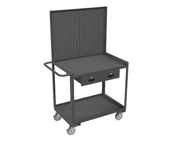 SHELF CARTS/WORKSTATIONS WITH PANELS