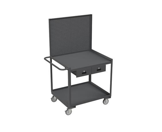 SHELF CARTS/WORKSTATIONS WITH PANELS