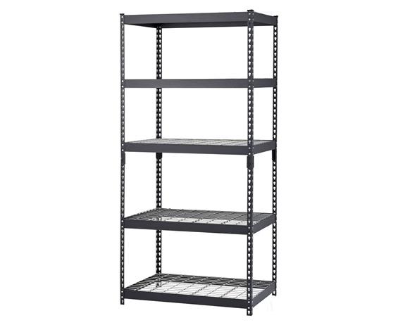 HEAVY-DUTY STEEL SHELVING RACKS
