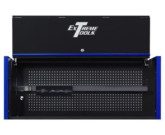 DX SERIES ROLLER CABINET WITH POWER TOOL DRAWER &amp; EXTREME POWER WORKSTATION® HUTCH