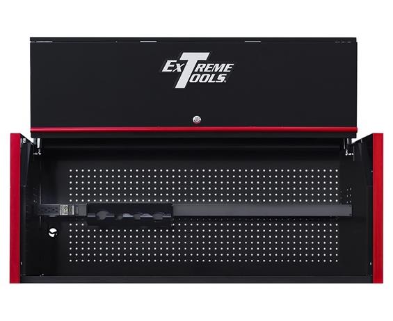 DX SERIES ROLLER CABINET WITH POWER TOOL DRAWER &amp; EXTREME POWER WORKSTATION® HUTCH