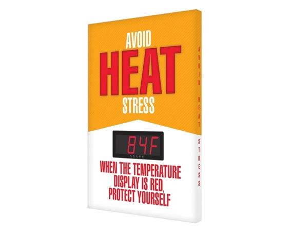 HEAT STRESS TEMPERATURE ELECTRONIC SIGNS