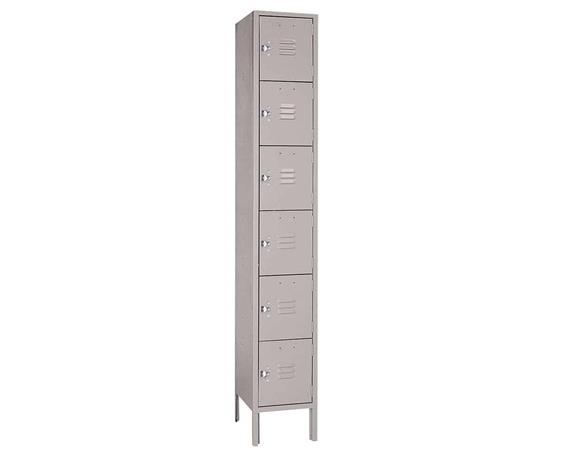 SIX TIER STEEL LOCKERS