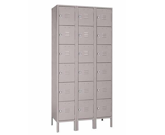 SIX TIER STEEL LOCKERS