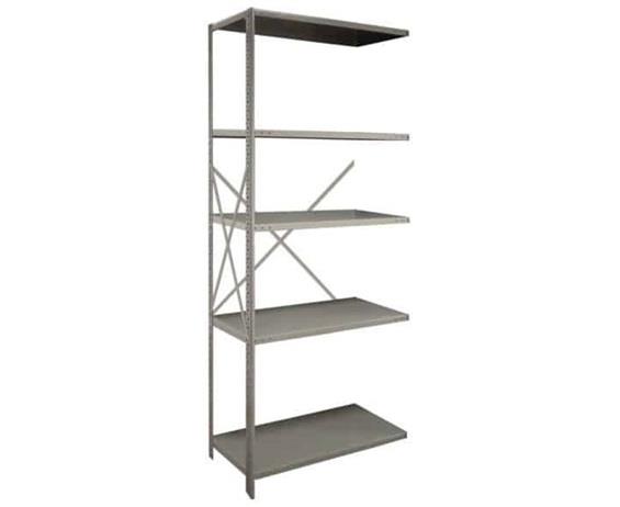 BEADED POST INDUSTRIAL CLIP SHELVING