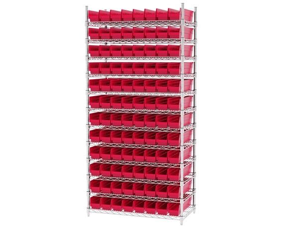 SHELF BIN WIRE SYSTEMS