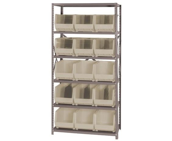 GIANT OPEN HOPPER BIN STORAGE SYSTEM