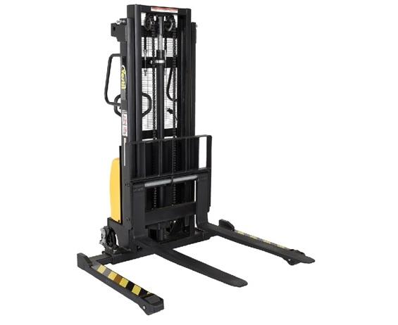 COMBINATION HAND PUMP AND ELECTRIC STACKER