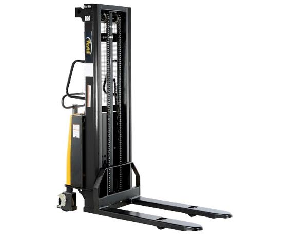 DOUBLE MAST STACKER WITH POWER LIFT