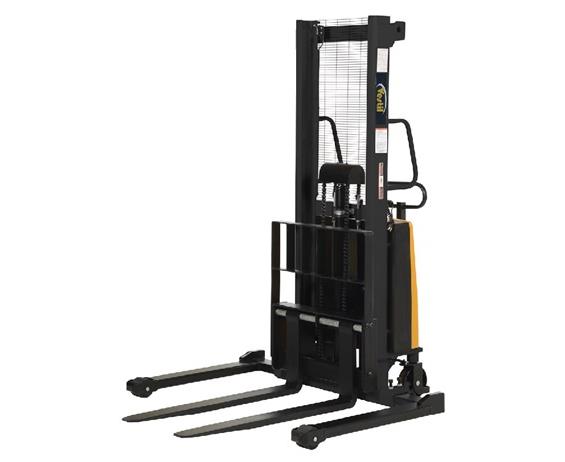 DOUBLE MAST STACKER WITH POWER LIFT