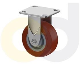 STAINLESS STEEL CASTERS - THERMO-URETHANE WHEELS
