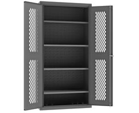 HEAVY DUTY VENTILATED CABINETS WITH ADJUSTABLE SHELVES