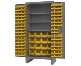HEAVY DUTY CABINETS WITH HOOK-ON-BINS&#174; &amp; SHELVES