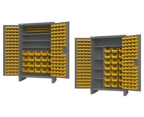 HEAVY DUTY CABINETS WITH HOOK-ON-BINS&#174; &amp; SHELVES