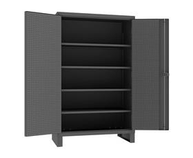 EXTRA HEAVY DUTY CABINET WITH PEGBOARD DOORS &amp; SHELVES