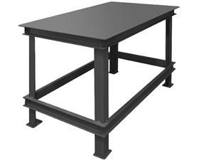 SUPER HEAVY-DUTY WORKBENCHES WITH TOP SHELF ONLY