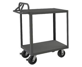ROLLING STOCK CART WITH ERGONOMIC HANDLE