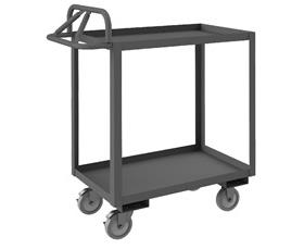 ROLLING STOCK CART WITH ERGONOMIC HANDLE