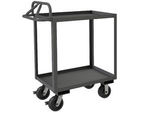 ROLLING STOCK CART WITH ERGONOMIC HANDLE