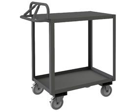 ROLLING STOCK CART WITH ERGONOMIC HANDLE