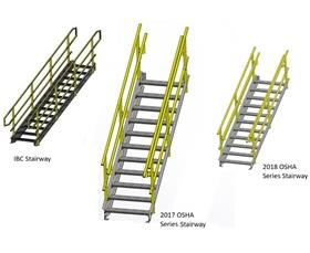 CALIFORNIA CBC COMPLIANT IBS STAIRWAYS AND OSHA COMPLIANT STAIRWAY DESIGNS