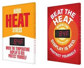 HEAT STRESS TEMPERATURE ELECTRONIC SIGNS