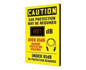 ELECTRONIC DECIBEL METER SIGNS