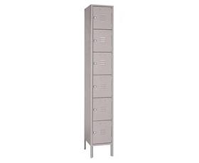 SIX TIER STEEL LOCKERS
