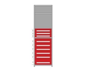 MODULAR DRAWERS FOR 36" WIDE LYON INDUSTRIAL CLIP SHELVING
