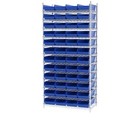 SHELF BIN WIRE SYSTEMS