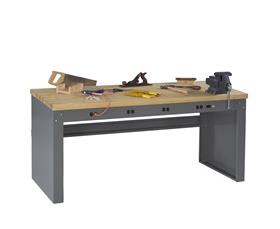 ELECTRONIC WORKBENCHES WITH PANEL LEGS