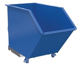 LOW PROFILE 90 DEGREES SELF-DUMPING STEEL HOPPERS
