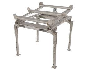 ADJUSTABLE IBC TILT STANDS WITH FORK POCKETS