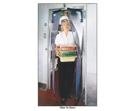 FLEXIBLE PVC CLEAR VU SWINGING DOORS