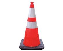 28" TRAFFIC CONE WEIGHTED