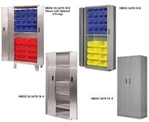 HEAVY DUTY BI-FOLD DOOR STORAGE CABINETS