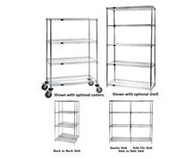 QUANTUM STORAGE CHROME WIRE SHELVING