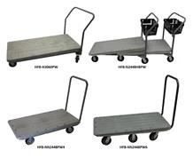 NESTING AND NON-NESTING FLATBED CARTS
